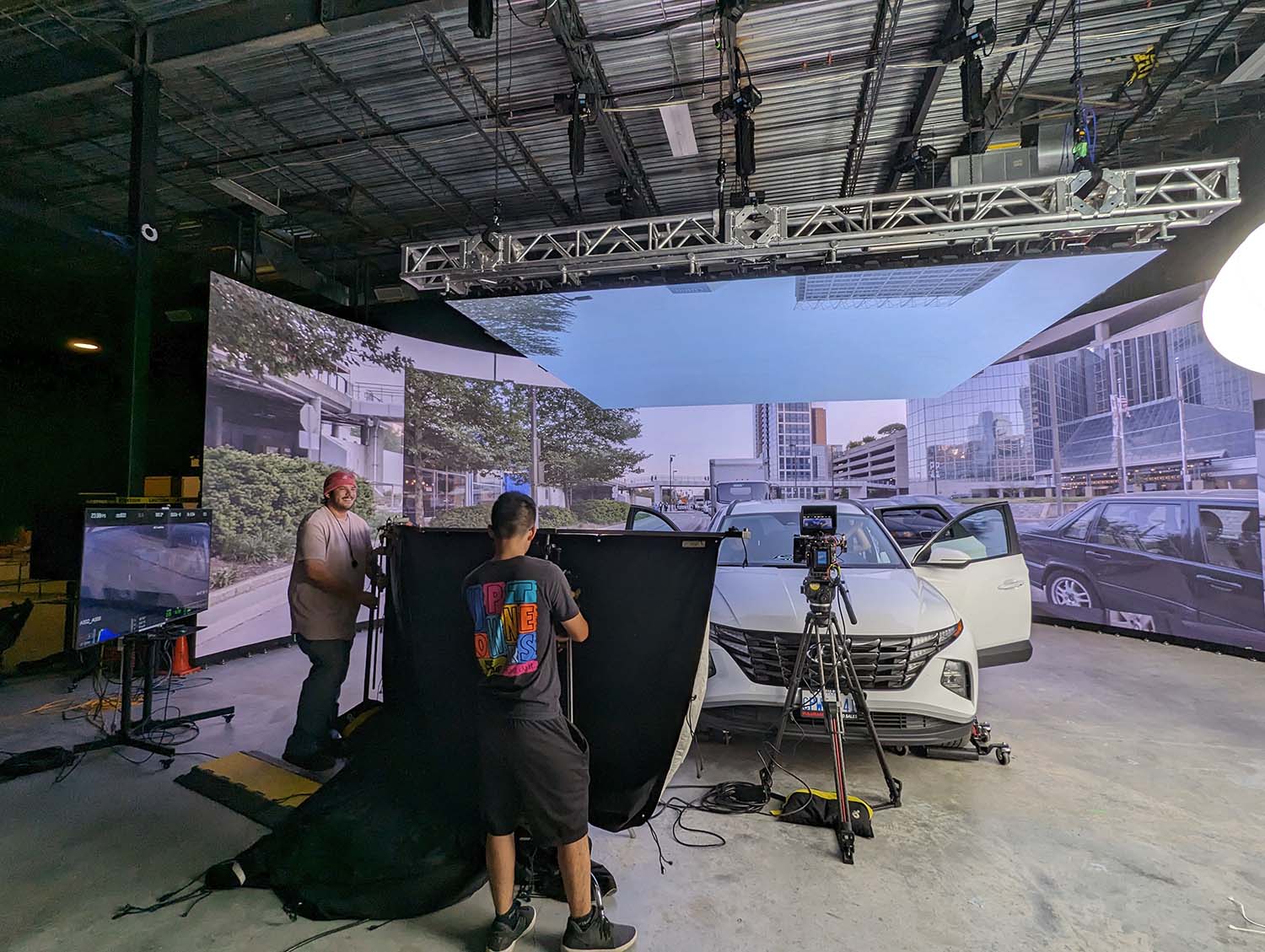 Toronto-cinematographer-virtual-production-LED-wall-car-interior